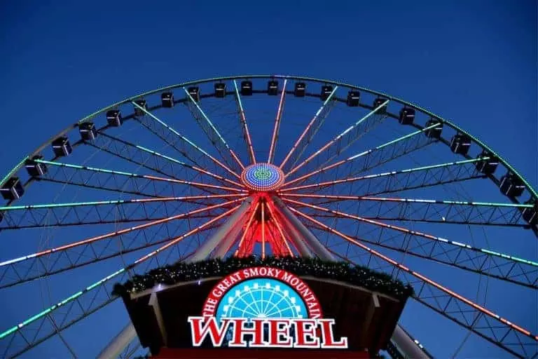 The Great Smoky Mountain Wheel at The Island in Pigeon Forge