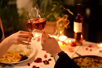 Romantic dinner for two