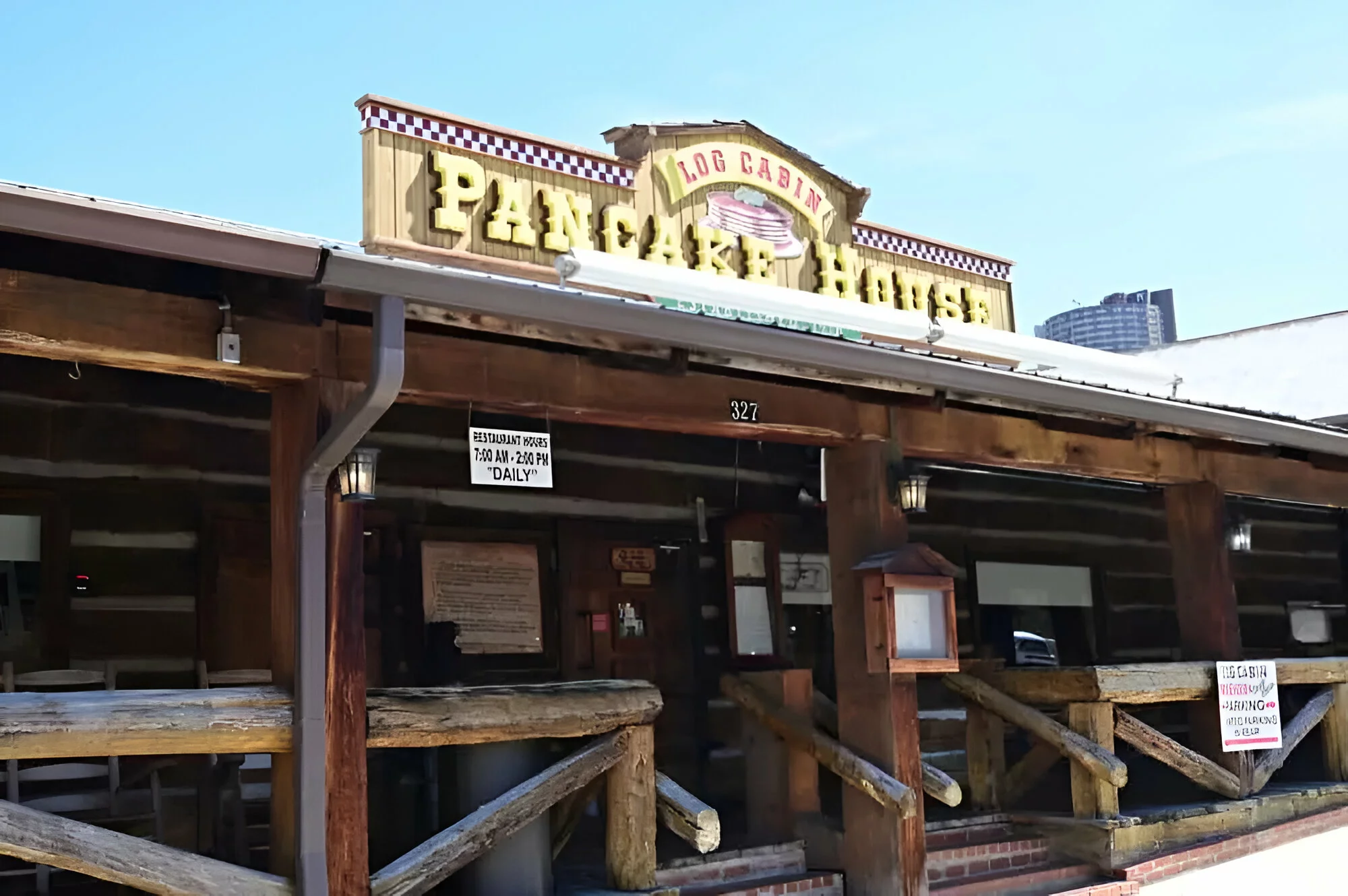 Log Cabin Pancake House in Gatlinburg
