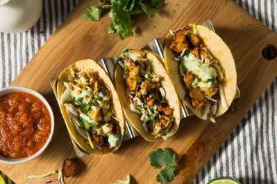 three tacos