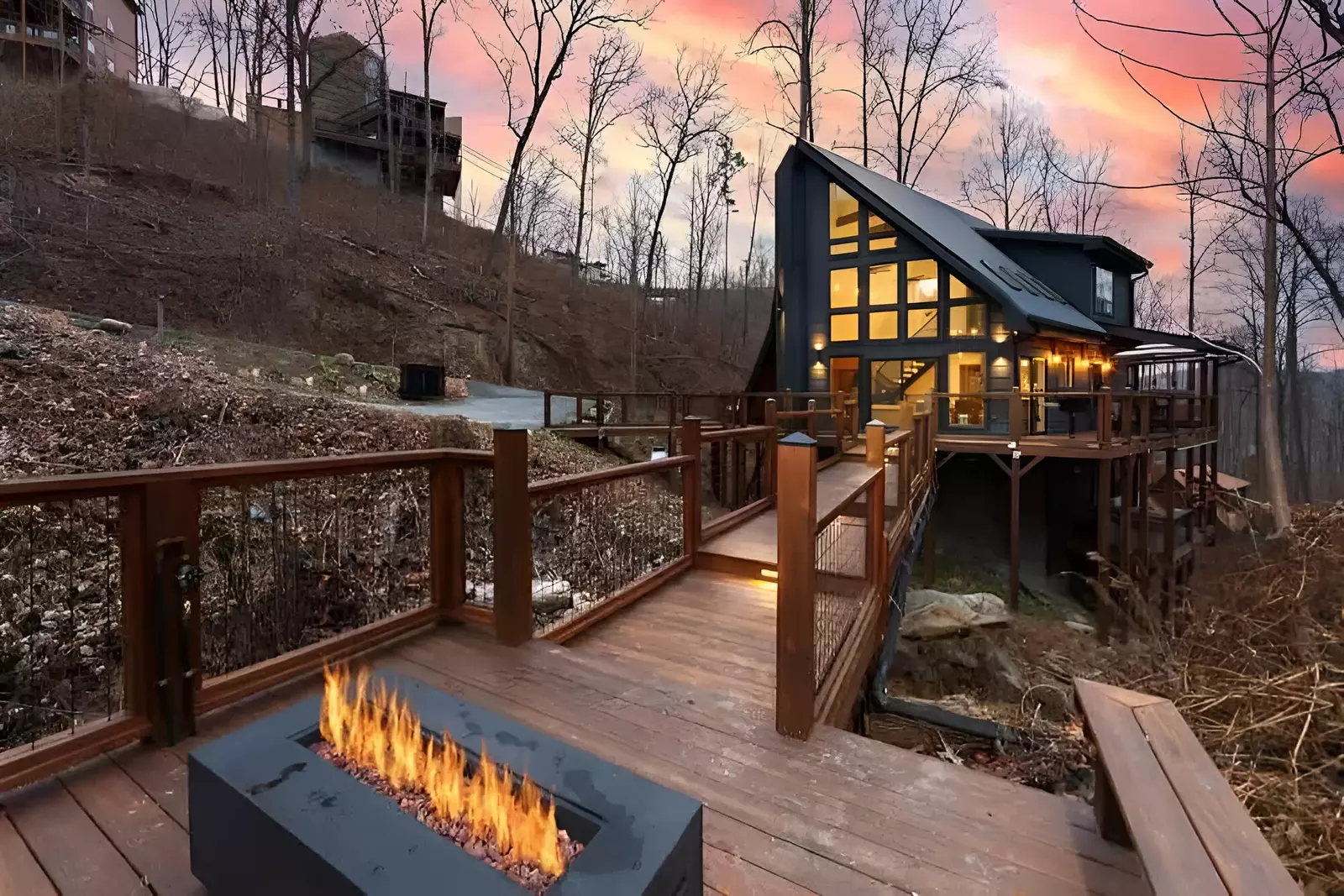 Image showcasing 4 Things You'll Love About Our Cabins in Pigeon Forge TN With a Fire Pit