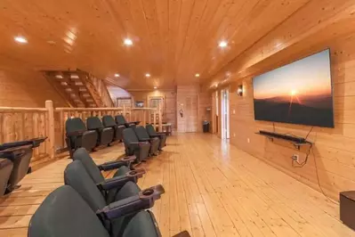 Blue Ridge theater room