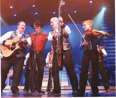 band playing onstage