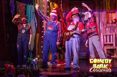 comedy barn at christmas
