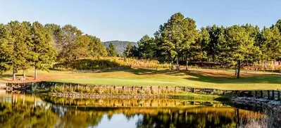 lake at golf course