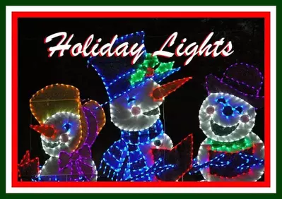 snowman winterfest lights