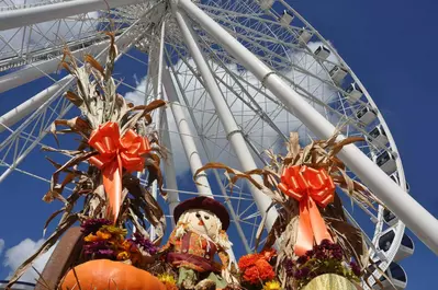 great smoky mountain wheel in the fall