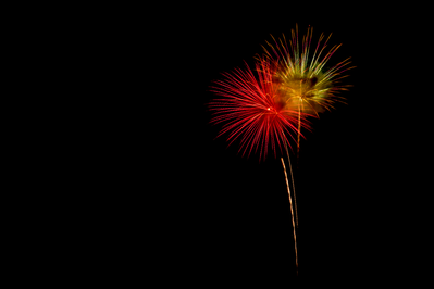 fireworks at Dollywood