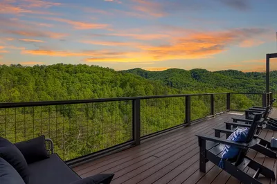 mountain views from cabin