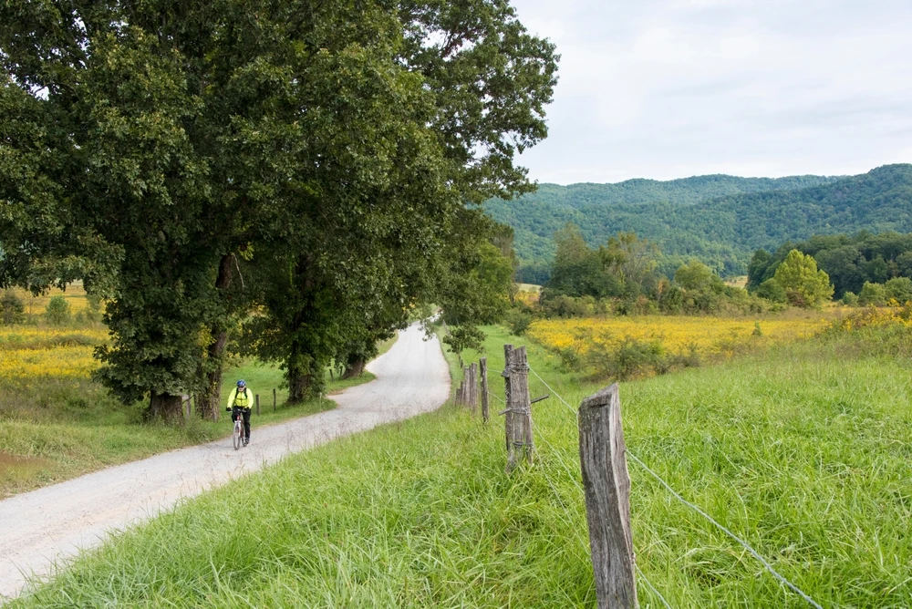 summer in the smoky mountains - vehicle free day in cades cove