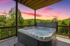 pigeon forge cabins hot tub game room