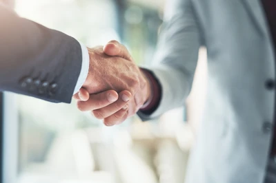 businessmen shaking hands