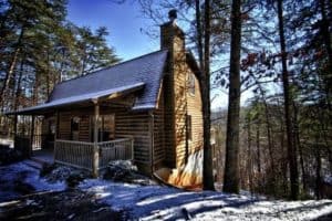 winter cabin rental in the smokies