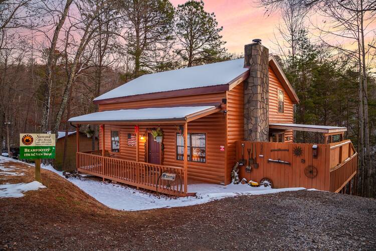 planning a trip to the smoky mountains cabin in the winter