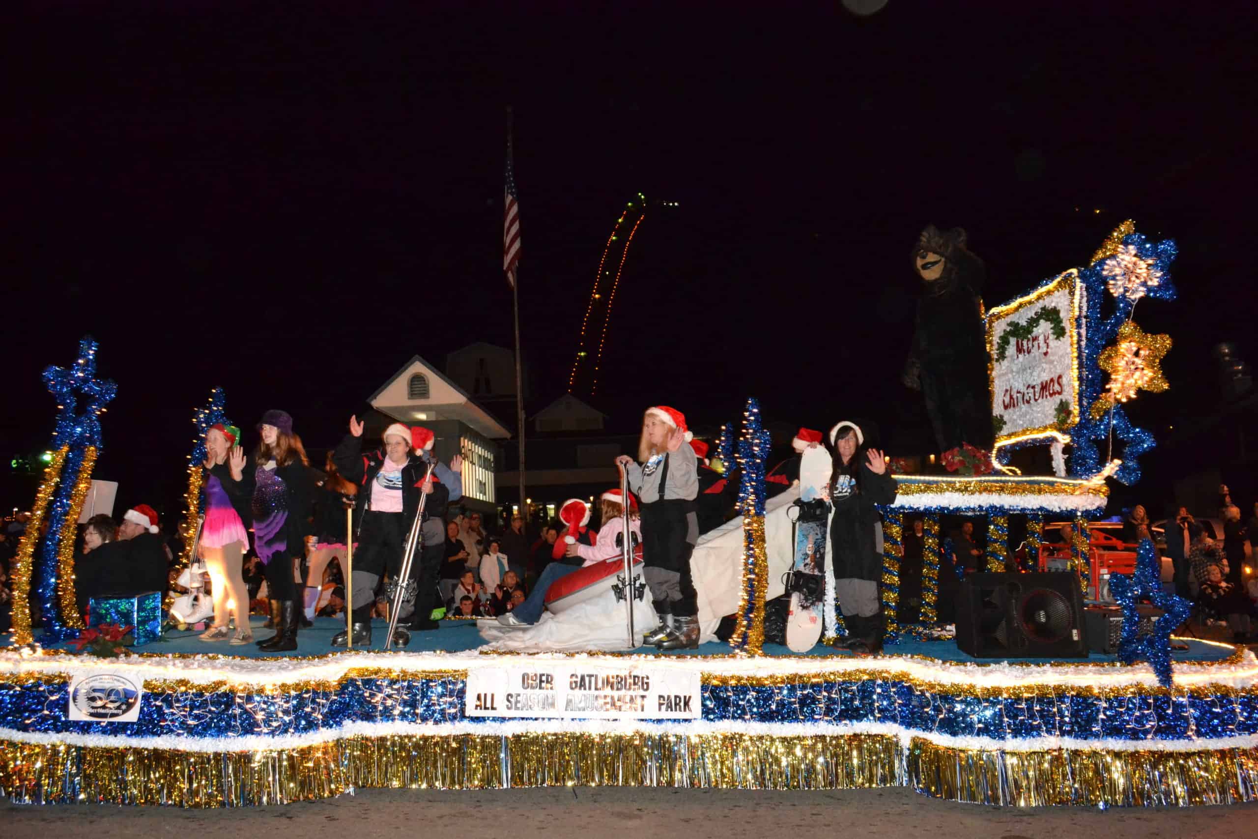 gatlinburg christmas parade float