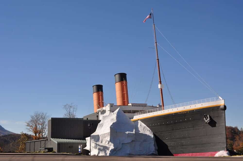 the titanic museum in pigeon forge