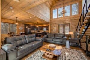 iron mountain lodge living room