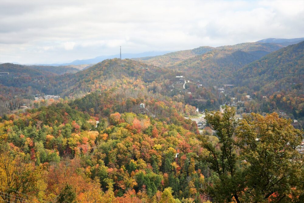 the smoky mountains in the fall